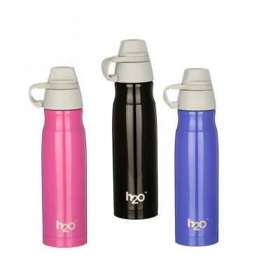 H2O Stainless Steel Water Bottle 500ml SB514